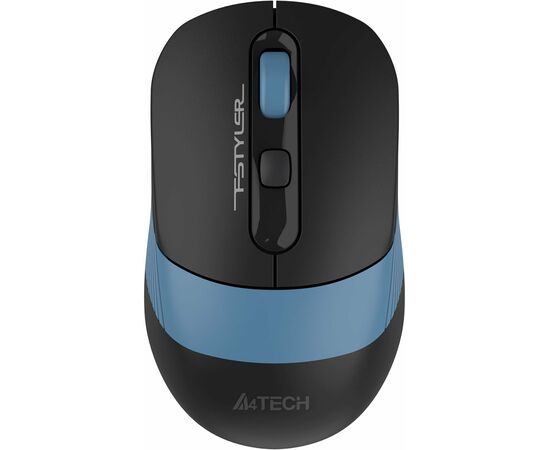  Мышь A4Tech Fstyler FG10CS Air (FG10CS Air ASH Blue) черный/синий оптическая 2000dpi silent беспроводная 