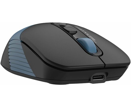 Мышь A4Tech Fstyler FG10CS Air (FG10CS Air ASH Blue) черный/синий оптическая 2000dpi silent беспроводная 