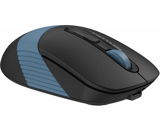  Мышь A4Tech Fstyler FG10CS Air (FG10CS Air ASH Blue) черный/синий оптическая 2000dpi silent беспроводная 
