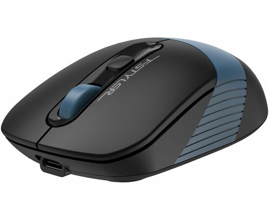  Мышь A4Tech Fstyler FG10CS Air (FG10CS Air ASH Blue) черный/синий оптическая 2000dpi silent беспроводная 