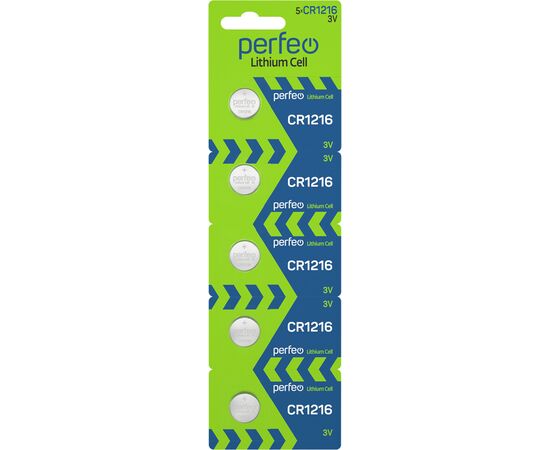  Батарейка Perfeo CR1216/5BL Lithium Cell 