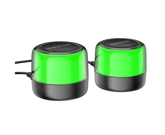  Портативная колонка BOROFONE BP12 Colorful 2шт, Bluetooth, 1.36 м, черный 