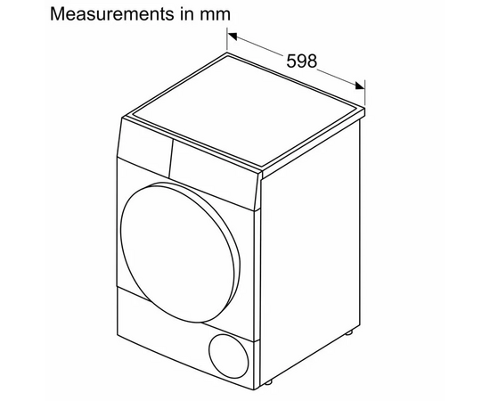  Сушильная машина Bosch WTN86201ME белый 