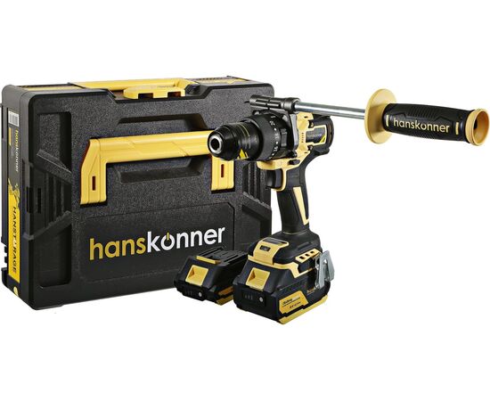  Шуруповерт Hanskonner HCD18165BLI 2АКБ+ЗУ 1BatterySystem 
