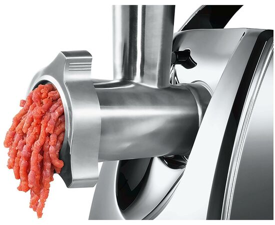  Мясорубка Bosch MFW68640 серебристый/черный 
