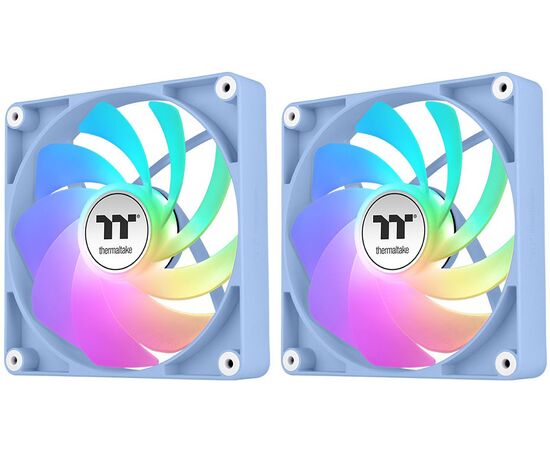  Вентилятор Thermaltake CT120 Sync Hydrangea реверсивный ARGB голубой (CL-F200-PL12BU-A) 4-pin 31.2dB Ret 