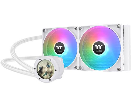  СВО Thermaltake TH280 V2 Ultra Snow ARGB (CL-W406-PL14SW-A) Soc-AM5/AM4/1151/1200/1700 белый 4-pin 34.7dB Al+Cu LCD Ret 