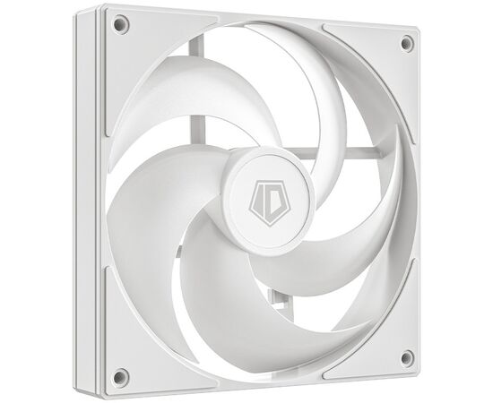  Вентилятор ID-COOLING AS-140-W 140x140x25мм (PWM, резиновые углы, белый, 300-1800об/мин, супертихий) Box 
