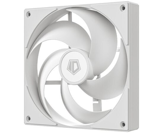  Вентилятор ID-COOLING AS-140-W 140x140x25мм (PWM, резиновые углы, белый, 300-1800об/мин, супертихий) Box 