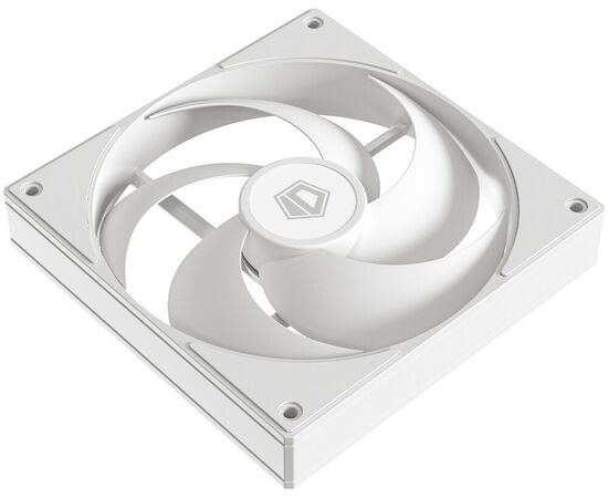  Вентилятор ID-COOLING AS-140-W 140x140x25мм (PWM, резиновые углы, белый, 300-1800об/мин, супертихий) Box 