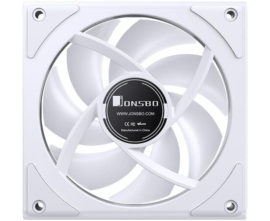  Вентилятор JONSBO ZK-120WR(3 in 1) White 120х120х25мм Reverse (ARGB LED, 800-1800об/мин, белый) Retail 