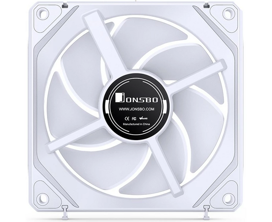  Вентилятор JONSBO ZL-120W(3 in 1) White 120х120х25мм (ARGB LED, 800-1800об/мин, белый) Retail 