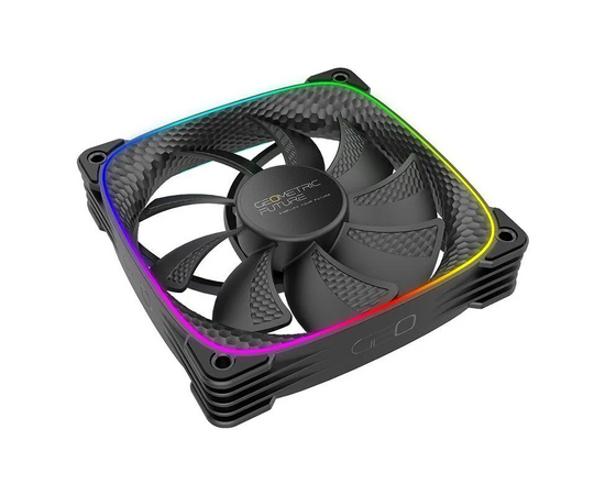  Вентилятор Geometric Future Squama 2503RB (1F2503R112001) Single Pack / 120mm, 2000 RPM, 69.11 CFM, 30.92 dBA, 5V ARGB, Black, Reverse 