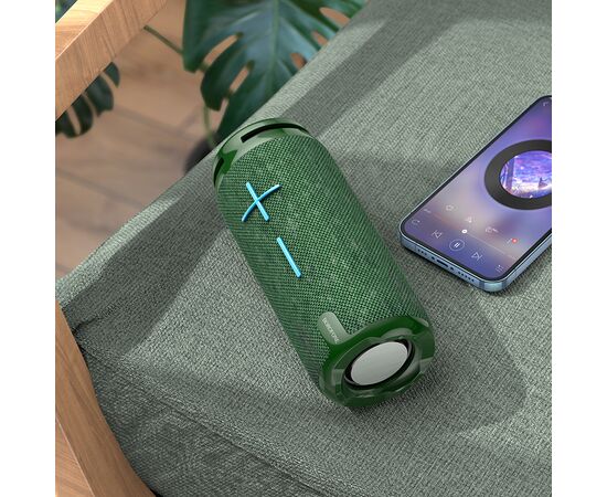  Колонка Bluetooth 5.3 2*5W 1200mAh Borofone BR24 (Dark Green) 