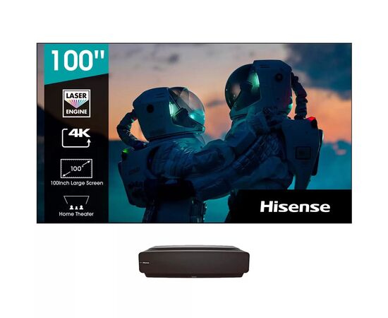  Телевизор Hisense 100L5F Laser TV черный 