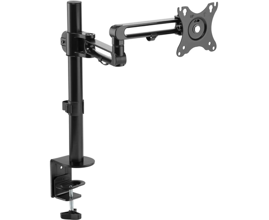  Кронштейн для мониторов Ultramounts UM736 черный 17"-32" макс.8кг крепление к столешнице поворот и наклон 