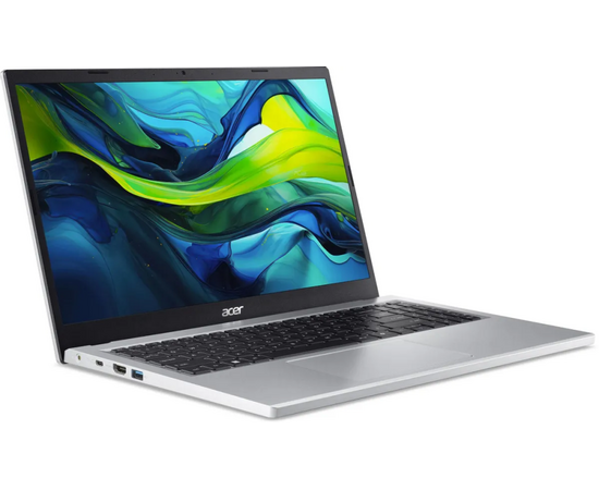  Ноутбук Acer Aspire Go AG15-31P-38DT (NX.KX5CD.008) 15.6", TN, Intel Core i3 N305 1.8ГГц, 8-ядерный, 8ГБ LPDDR5, 256ГБ SSD, Intel UHD Graphics, без ОС 
