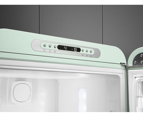  Холодильник SMEG FAB32RPG5 светло-зеленый отдельностоящий двухдверный стиль 50-х годов, 60 см No-frost, петли справа 