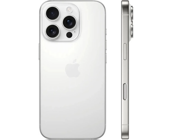  Смартфон Apple iPhone 16 Pro MYN93J/A 1Tb белый титан 3G 4G 1Sim 6.3" iOS 18 802.11 a/b/g/n/ac/ax/be NFC GPS 