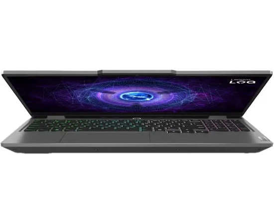  Ноутбук LENOVO LOQ 15IAX9 (83GS00EKRK) 15.6" 1920x1080/Intel Core i5 12450HX/RAM 24Гб/SSD 512Гб/RTX 4060 6Гб/EngRus/DOS серый 2.38 кг 