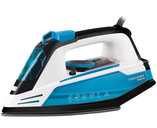  Утюг COOLFORT CF-3400 белый/черный/синий 