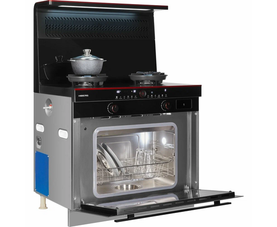  Кухонная плита HIBERG S-FEG 92 с вытяжкой i-VM 9120 