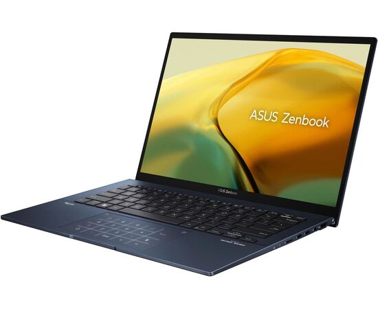  Ноутбук ASUS Zenbook 14 UX3402VA-KP696 (90NB10G1-M014W0) 14", IPS, Intel Core i5 13500H 2.6ГГц, 12-ядерный, 16ГБ LPDDR5, 512ГБ SSD, Intel Iris Xe grap 