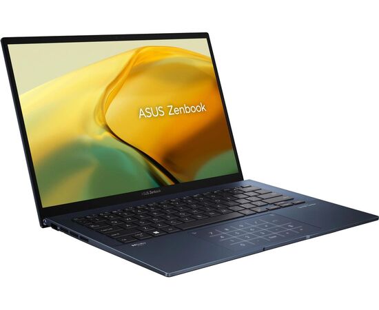  Ноутбук ASUS Zenbook 14 UX3402VA-KP696 (90NB10G1-M014W0) 14", IPS, Intel Core i5 13500H 2.6ГГц, 12-ядерный, 16ГБ LPDDR5, 512ГБ SSD, Intel Iris Xe grap 