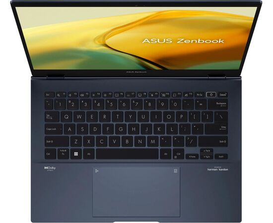  Ноутбук ASUS Zenbook 14 UX3402VA-KP696 (90NB10G1-M014W0) 14", IPS, Intel Core i5 13500H 2.6ГГц, 12-ядерный, 16ГБ LPDDR5, 512ГБ SSD, Intel Iris Xe grap 