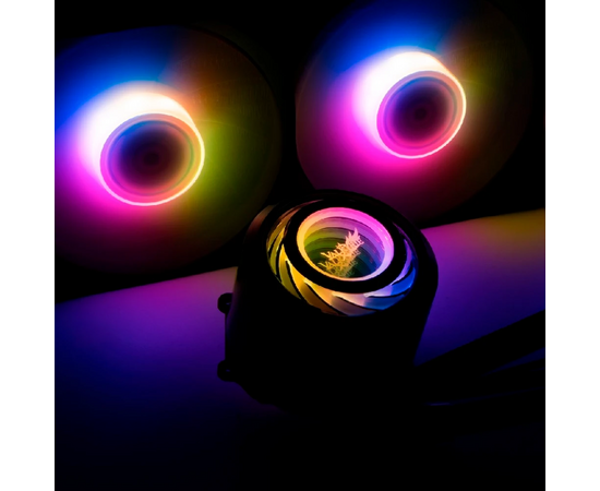  СВО Valkyrie Jarn 420 ARGB Black (C420-RGB) / 3x140mm ARGB fans, 500-2150RPM, 105CFM, 32.2dBA, 300W TDP 
