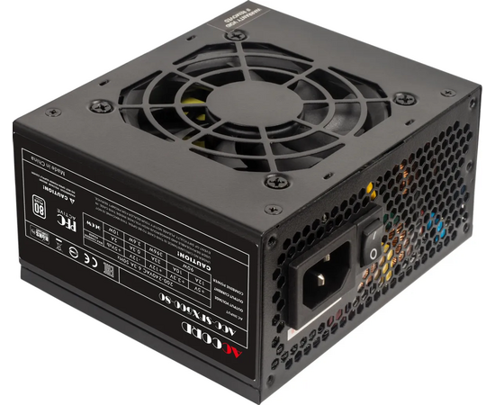  Блок питания Accord ACC-SFX500-80, SFX 500W 24pin APFC 80mm fan 3xSATA RTL 