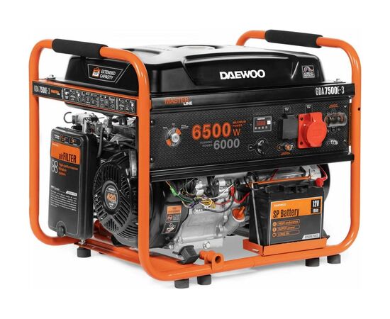  Генератор бензиновый DAEWOO GDA 7500E-3 
