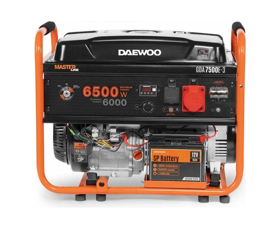  Генератор бензиновый DAEWOO GDA 7500E-3 
