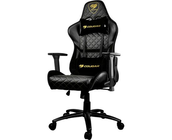  Кресло игровое COUGAR Armor One Royal CU-ARMONE-R на колесиках, эко.кожа, черный 
