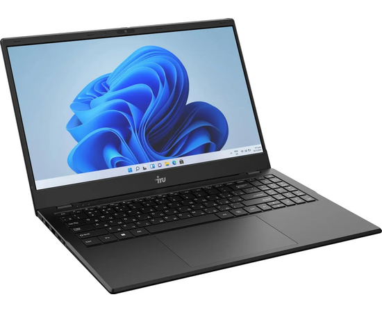  Ноутбук iRU Planio 15ING (2059105) 15.6", IPS, Intel N100 0.8ГГц, 4 ядра, 8ГБ 512ГБ SSD, Intel Iris Xe graphics, Windows 11 Professional, черный 