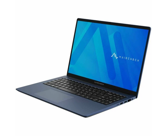  Ноутбук Maibenben M645 Ryzen 5 4600H 16Gb SSD 512Gb AMD Radeon Graphics 16 WUXGA IPS Cam 45.6Вт*ч Linux Синий M6451SF0LURE0 