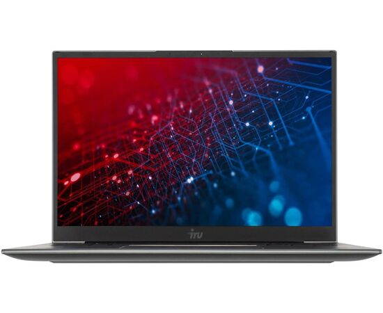  Ноутбук iRU Planio 14INP (2023733) 14", IPS, Intel N100 0.8ГГц, 4 ядра, 8ГБ 256ГБ SSD, Intel UHD Graphics, Free DOS, серый 