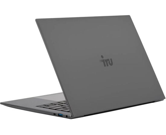  Ноутбук iRU Planio 14INP (2023733) 14", IPS, Intel N100 0.8ГГц, 4 ядра, 8ГБ 256ГБ SSD, Intel UHD Graphics, Free DOS, серый 