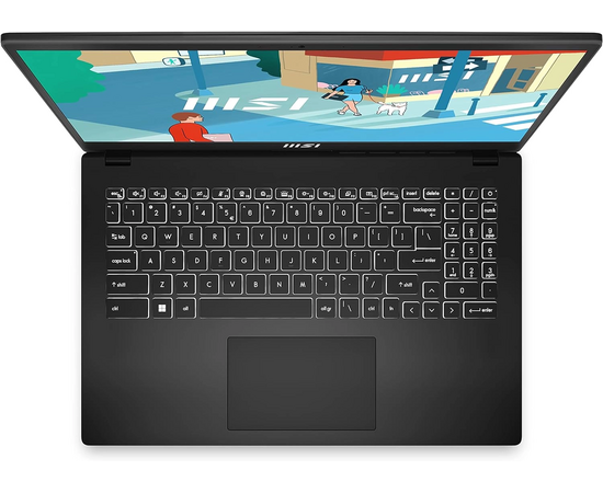  Ноутбук MSI Modern 15 B13M-1017US (9S7-15H112-1017) Core i5 1335U 16Gb SSD512Gb Intel Iris Xe graphics 15.6" IPS FHD (1920x1080) Windows 11 Pro черный 