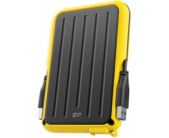  Внешний HDD Silicon Power Armor A66 (SP020TBPHD66SS3Y) 2TB, 2.5", USB 3.2, Желтый 