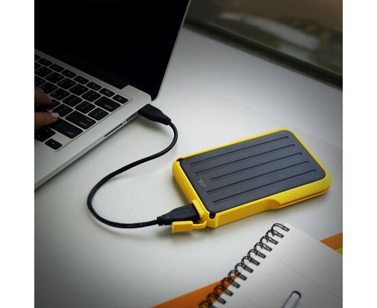  Внешний HDD Silicon Power Armor A66 (SP020TBPHD66SS3Y) 2TB, 2.5", USB 3.2, Желтый 