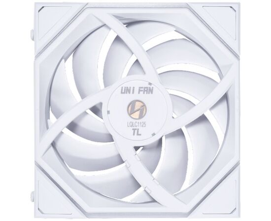  Комплект вентиляторов (3шт.) Lian Li Uni Fan TL LED 120 Reverse White /12RTL3W/ (G99.12RTL3W.R0) 120x124x28мм (PWM, ARGB, 200-2600 об/мин, 33dBa) 