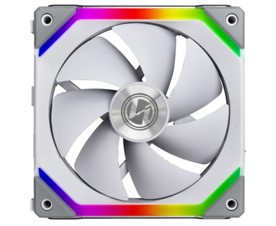  Вентилятор Lian Li UNI Fan SL120 White (G99.12UF1W.R0) /UF-SL120-1W/ 120x120x25мм (PWM, ARGB, 800-1900 об/мин, 31dBa) 