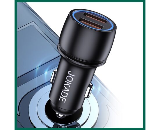  АЗУ JOKADE JH001 2 USB, 3.1 mah, 36W black 