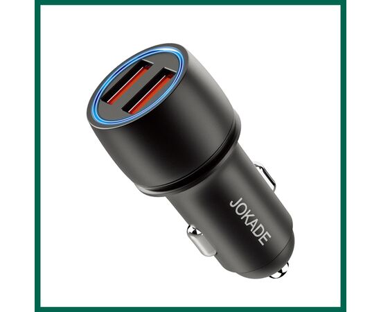  АЗУ JOKADE JH001 2 USB, 3.1 mah, 36W black 