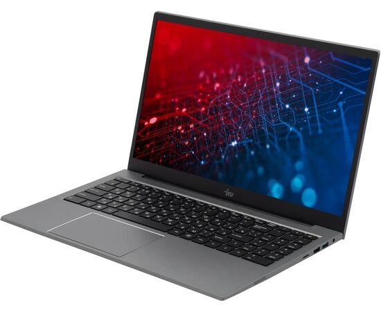  Ноутбук IRU Planio 15INPR (2076072) N100 16Gb SSD512Gb Intel UHD Graphics 15.6" IPS FHD (1920x1080) Windows 11 Professional grey WiFi BT Cam 