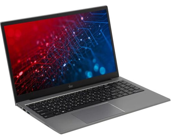  Ноутбук IRU Planio 15INPR (2076072) N100 16Gb SSD512Gb Intel UHD Graphics 15.6" IPS FHD (1920x1080) Windows 11 Professional grey WiFi BT Cam 