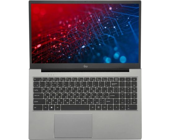  Ноутбук IRU Planio 15INPR (2076072) N100 16Gb SSD512Gb Intel UHD Graphics 15.6" IPS FHD (1920x1080) Windows 11 Professional grey WiFi BT Cam 