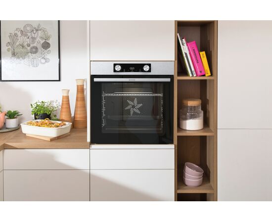  Духовой шкаф Gorenje BO6737E02NX черный 