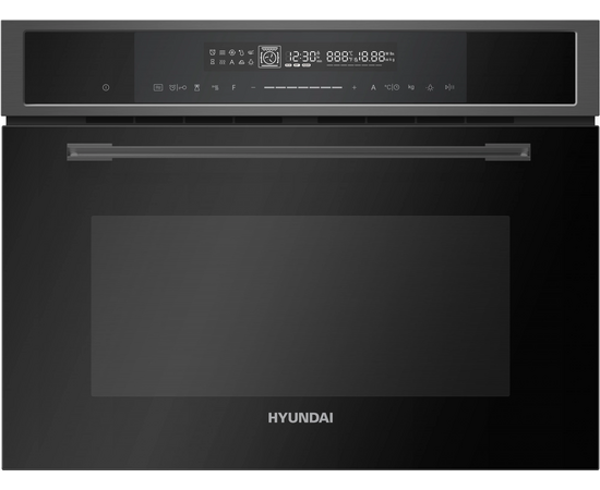  Встраиваемый духовой шкаф Hyundai HMEO 6580 DX черный электрический 
